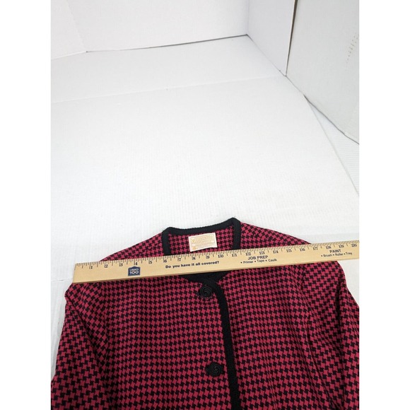 Women’s Vintage Pendleton Blazer Size 14 Houndstooth‎ Wool Made in USA - Picture 4 of 8